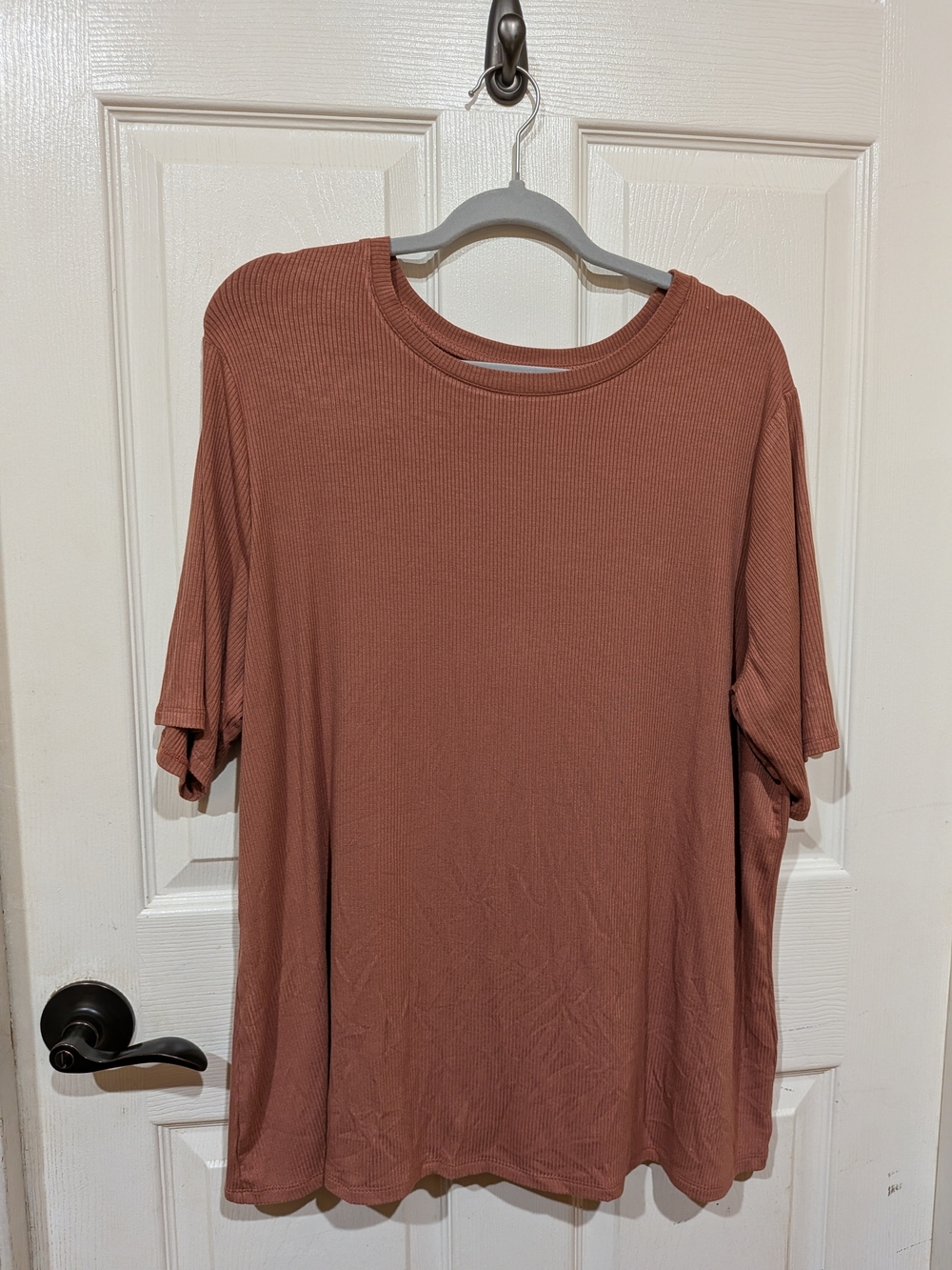 Nine West Ribbed  Crew Tee